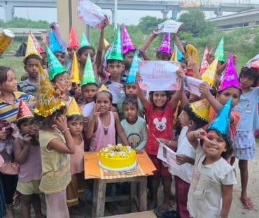 Celebrate your birthday with underprivileged children in India. Sponsor cake, food, and birthday joy for children in need with real photos and birthday wishes video proof.