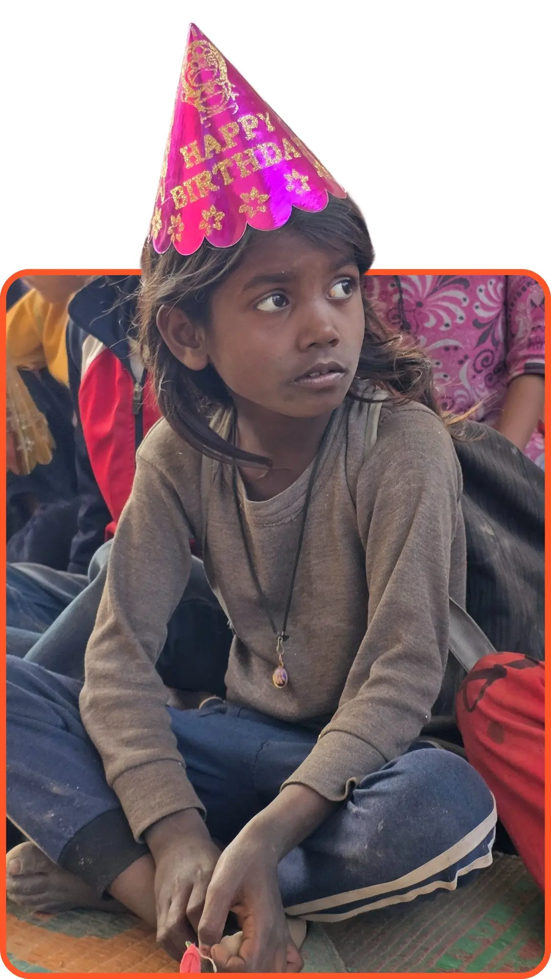 BirthdayDonate.org 10 donate food. cake, education material on birthday to poor children.